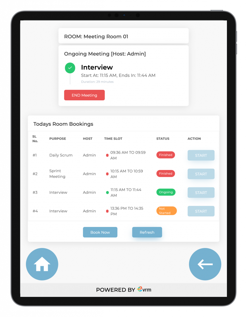 On Demand Meeting Room Booking Software